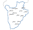 Carte du Burundi