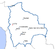 Carte de Bolivie