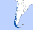 Carte du Chili