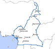 Carte du Cameroun
