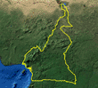 Carte du Cameroun avec capitale 