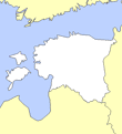 Carte de l'Estonie