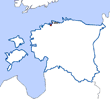 Carte de l'Estonie