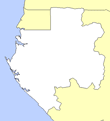 Carte du Gabon