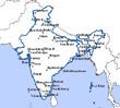 Carte de l'Inde