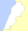 Carte du Liban