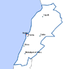 Carte du Liban