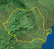 Carte de Roumanie avec capitale 