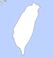 Carte de Taiwan